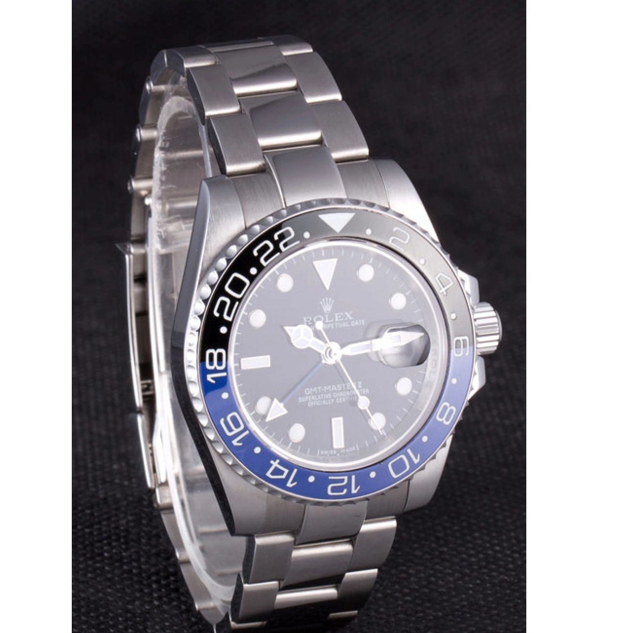 Good Copy Rolex Watches rl431 BLACK II BEZEL BLUE Rolex GMT 2013 621393 MASTER 0723
